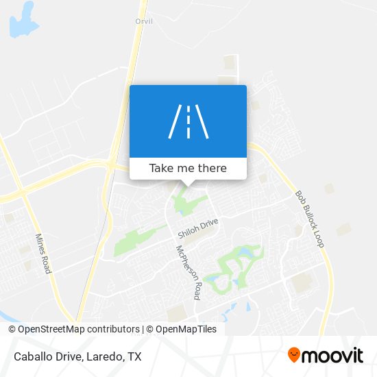 Caballo Drive map