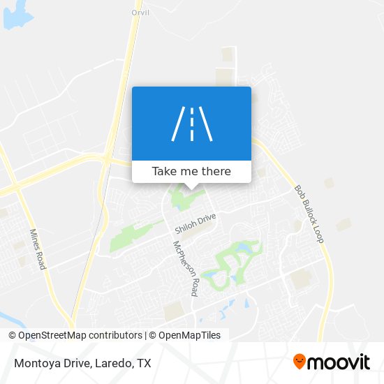 Montoya Drive map