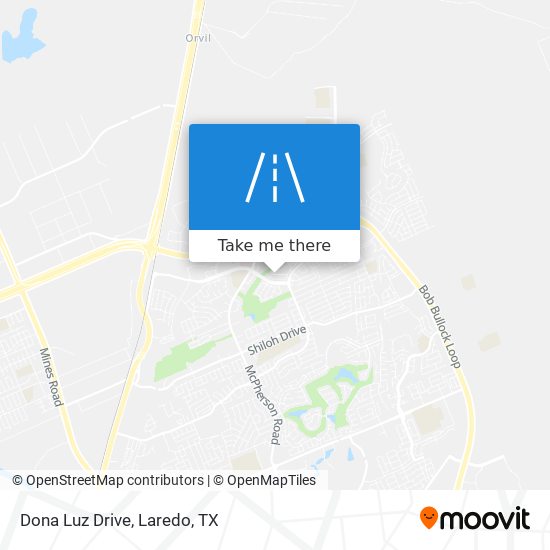Dona Luz Drive map