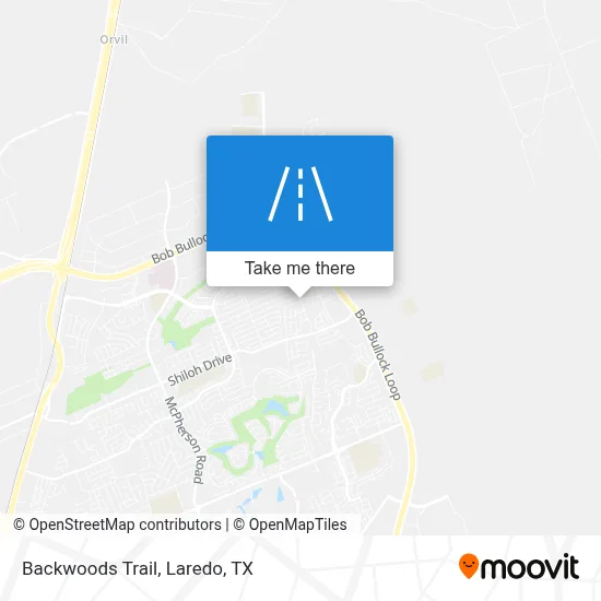Backwoods Trail map