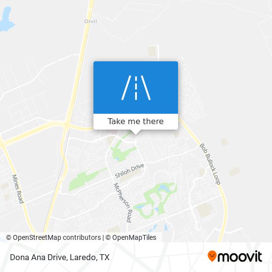 Dona Ana Drive map