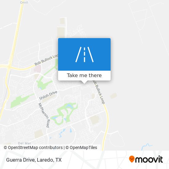 Guerra Drive map