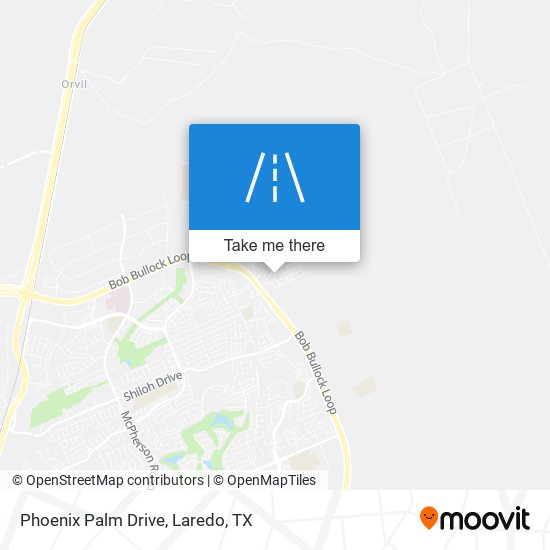 Phoenix Palm Drive map