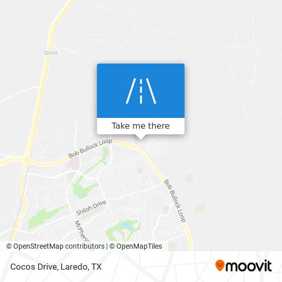 Cocos Drive map