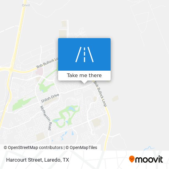 Harcourt Street map