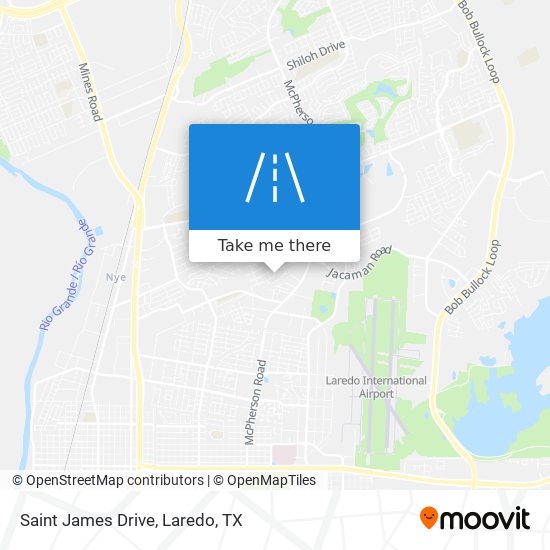 Saint James Drive map