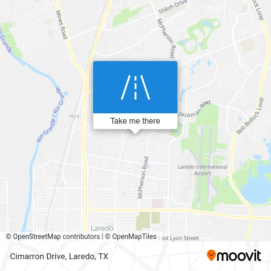 Cimarron Drive map