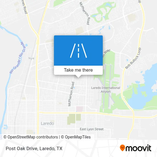Post Oak Drive map
