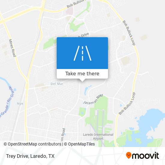 Trey Drive map