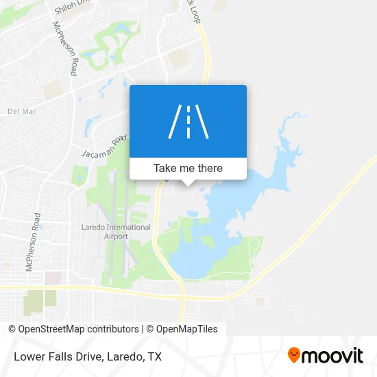 Lower Falls Drive map