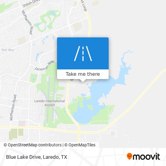 Blue Lake Drive map