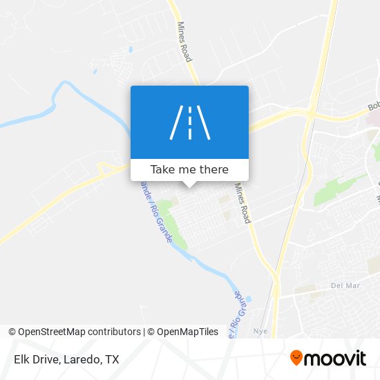 Elk Drive map