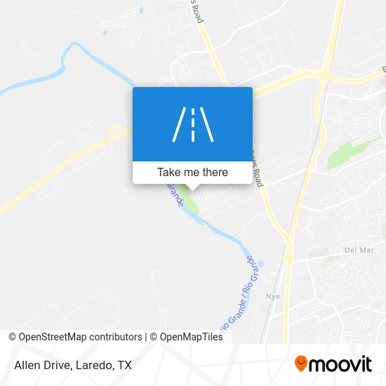 Allen Drive map