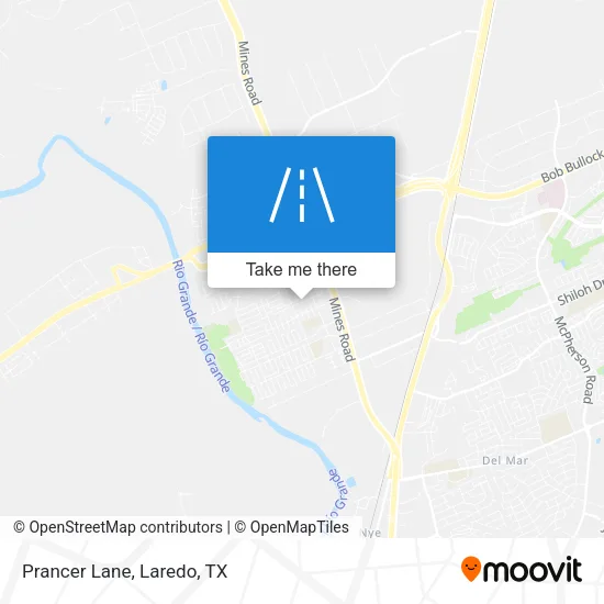 Prancer Lane map