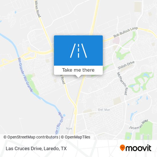 Las Cruces Drive map