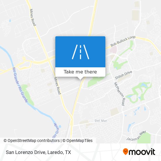 San Lorenzo Drive map