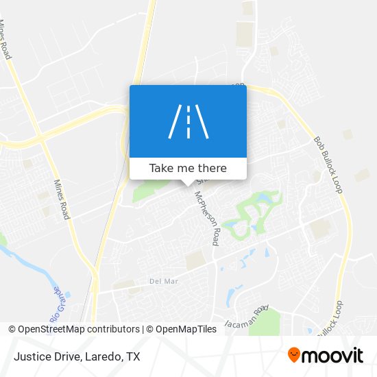Justice Drive map