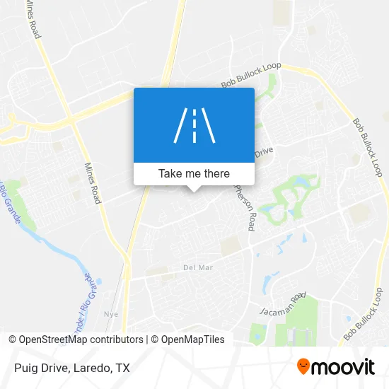 Puig Drive map