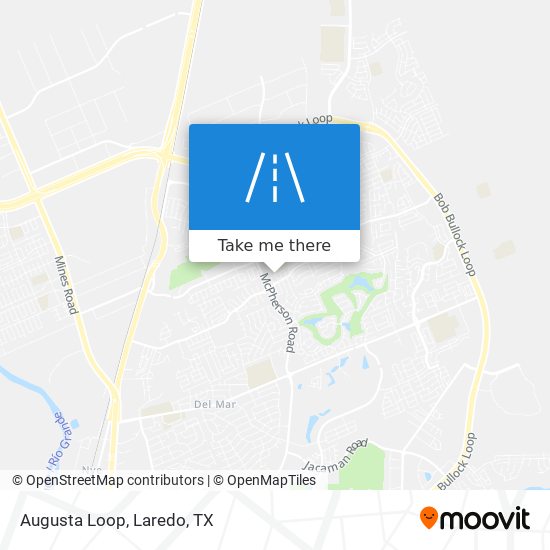 Augusta Loop map