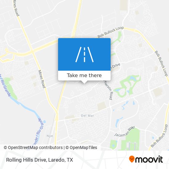 Mapa de Rolling Hills Drive