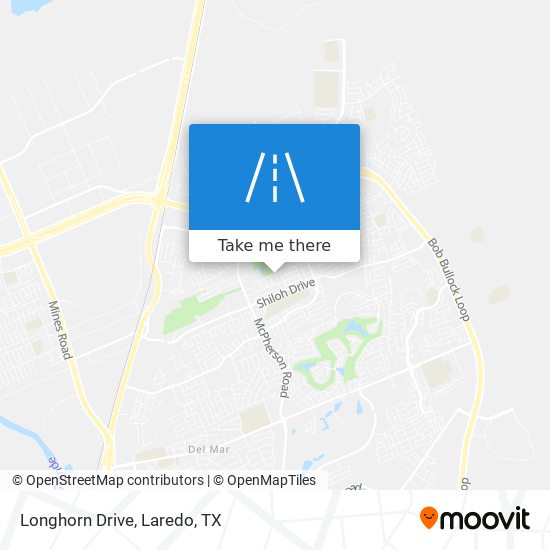 Longhorn Drive map