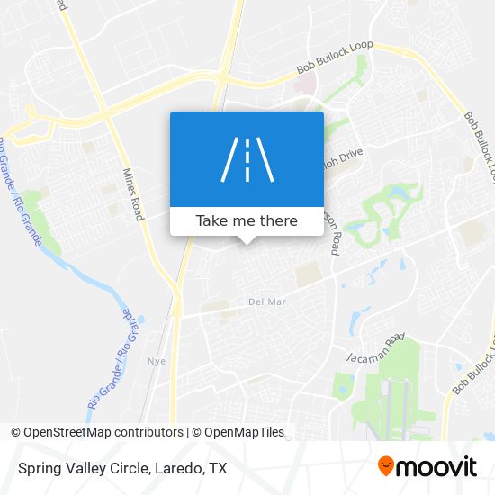 Spring Valley Circle map