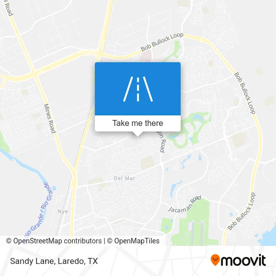 Sandy Lane map