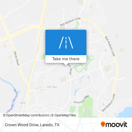 Crown Wood Drive map