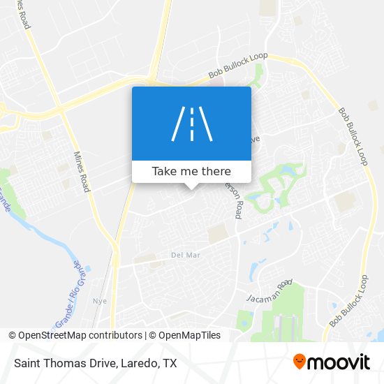 Saint Thomas Drive map