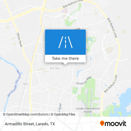 Armadillo Street map