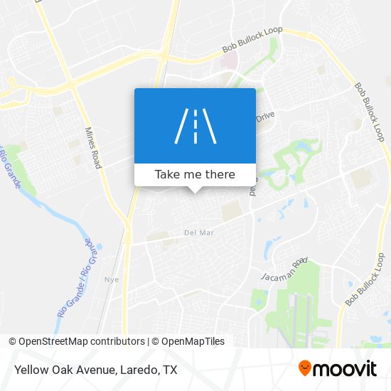 Yellow Oak Avenue map