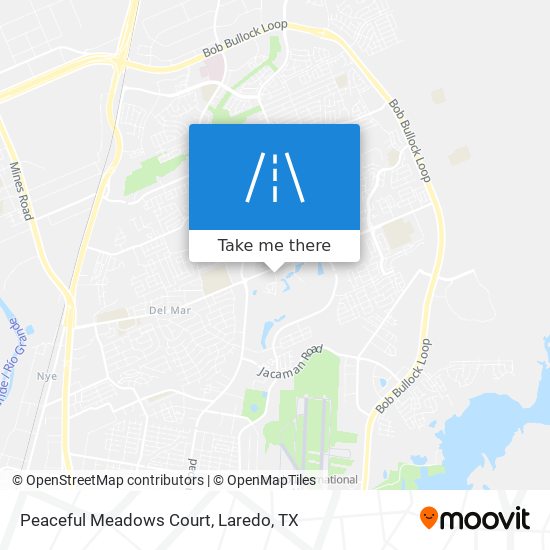 Peaceful Meadows Court map