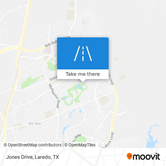 Jones Drive map