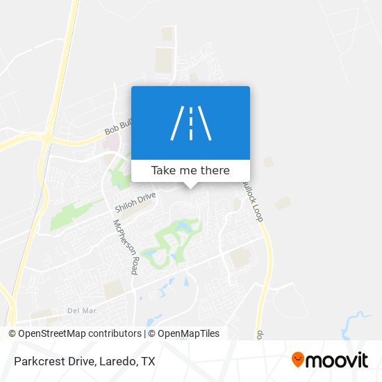 Parkcrest Drive map