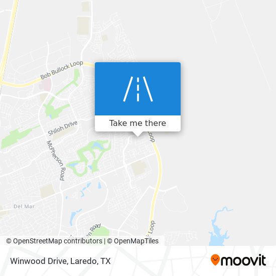 Winwood Drive map