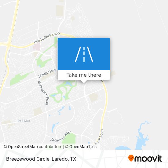 Breezewood Circle map