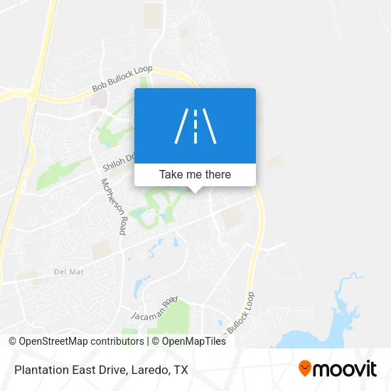 Plantation East Drive map