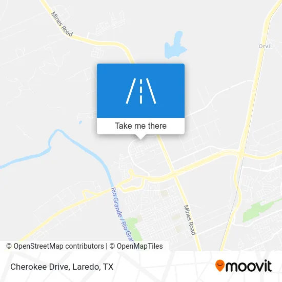 Cherokee Drive map