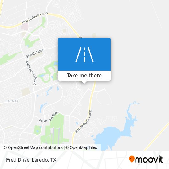 Fred Drive map