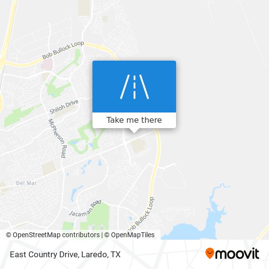 East Country Drive map