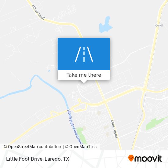 Little Foot Drive map