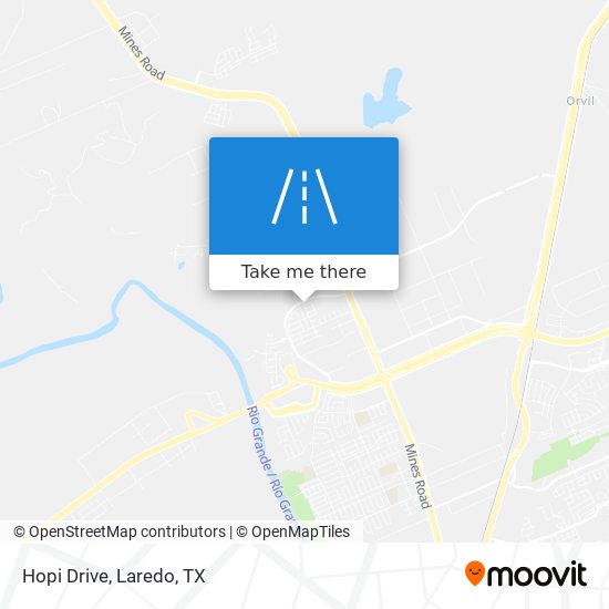 Hopi Drive map