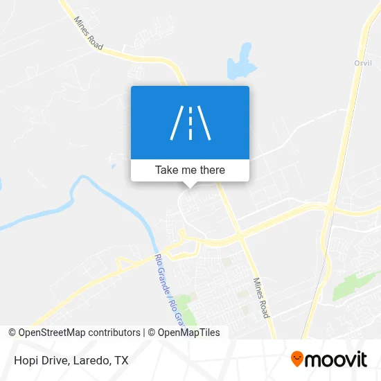 Hopi Drive map