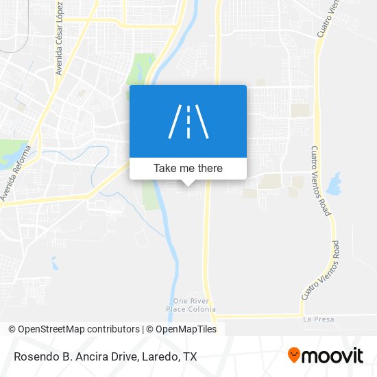 Rosendo B. Ancira Drive map