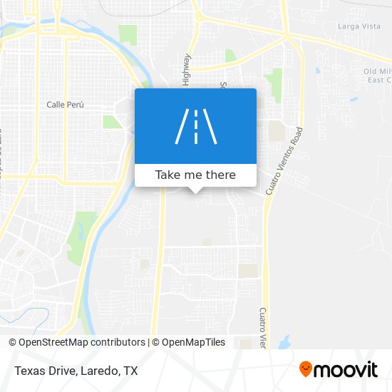 Mapa de Texas Drive