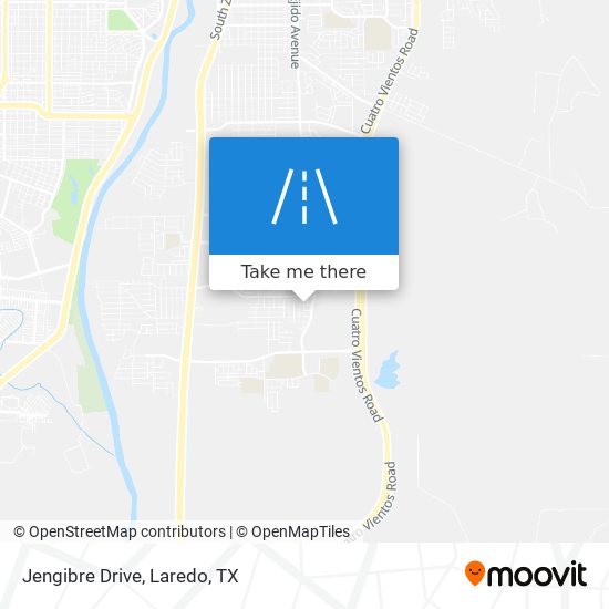 Jengibre Drive map