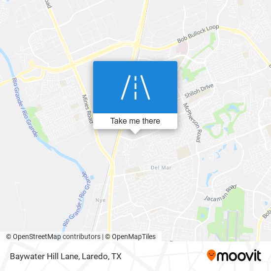 Baywater Hill Lane map