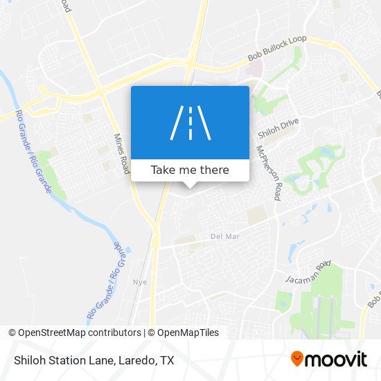 Shiloh Station Lane map