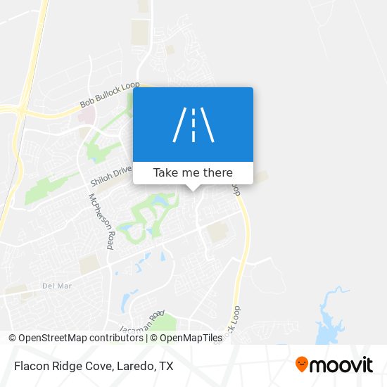 Flacon Ridge Cove map