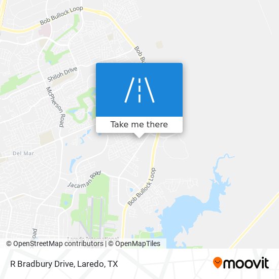 R Bradbury Drive map